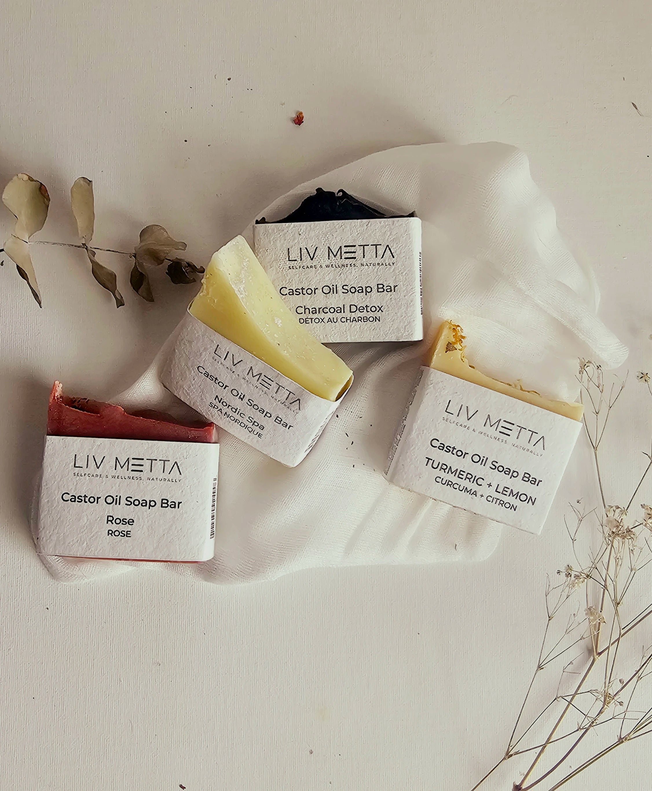 Castor Oil Face + Body Soap Bars