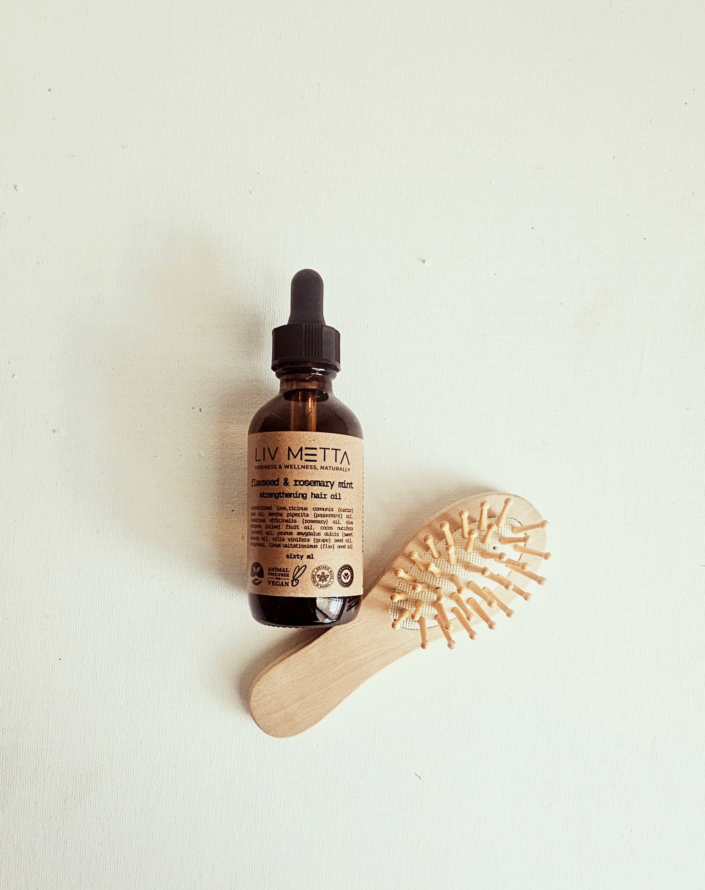 Flaxseed & Rosemary Mint Hair Oil