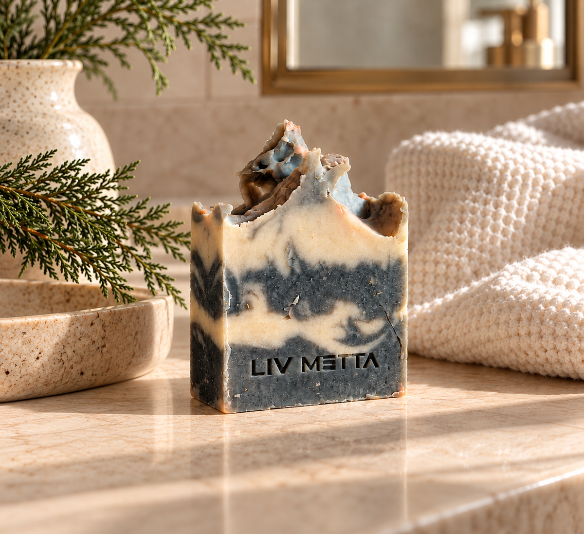 Cedar Noir Handmade Natural Soap Bar
