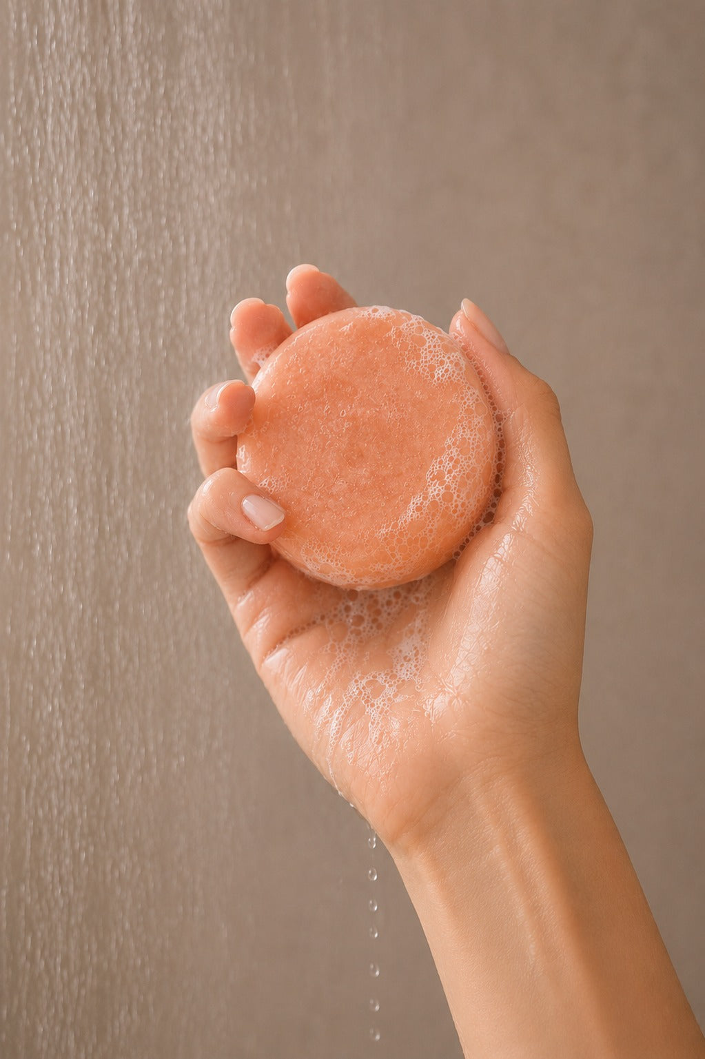 French Pink Clay Solid Shampoo Bar