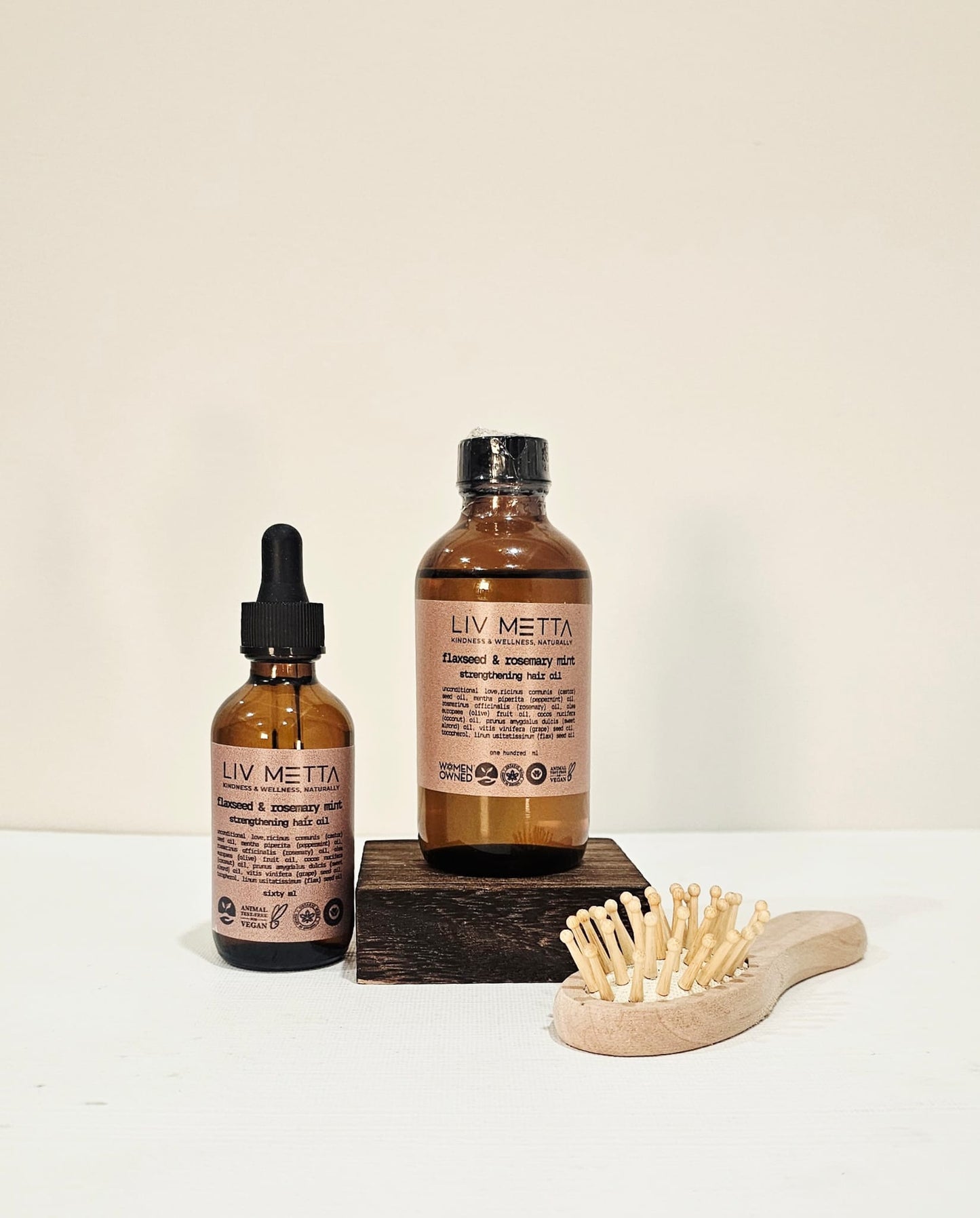 Buy 100ml Get 60 ml FREE - Flaxseed & Rosemary Hair Oil Gift Set