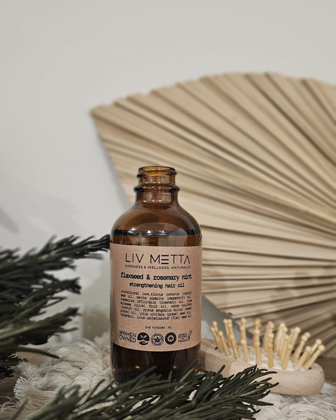 Buy 100ml Get 60 ml FREE - Flaxseed & Rosemary Hair Oil Gift Set